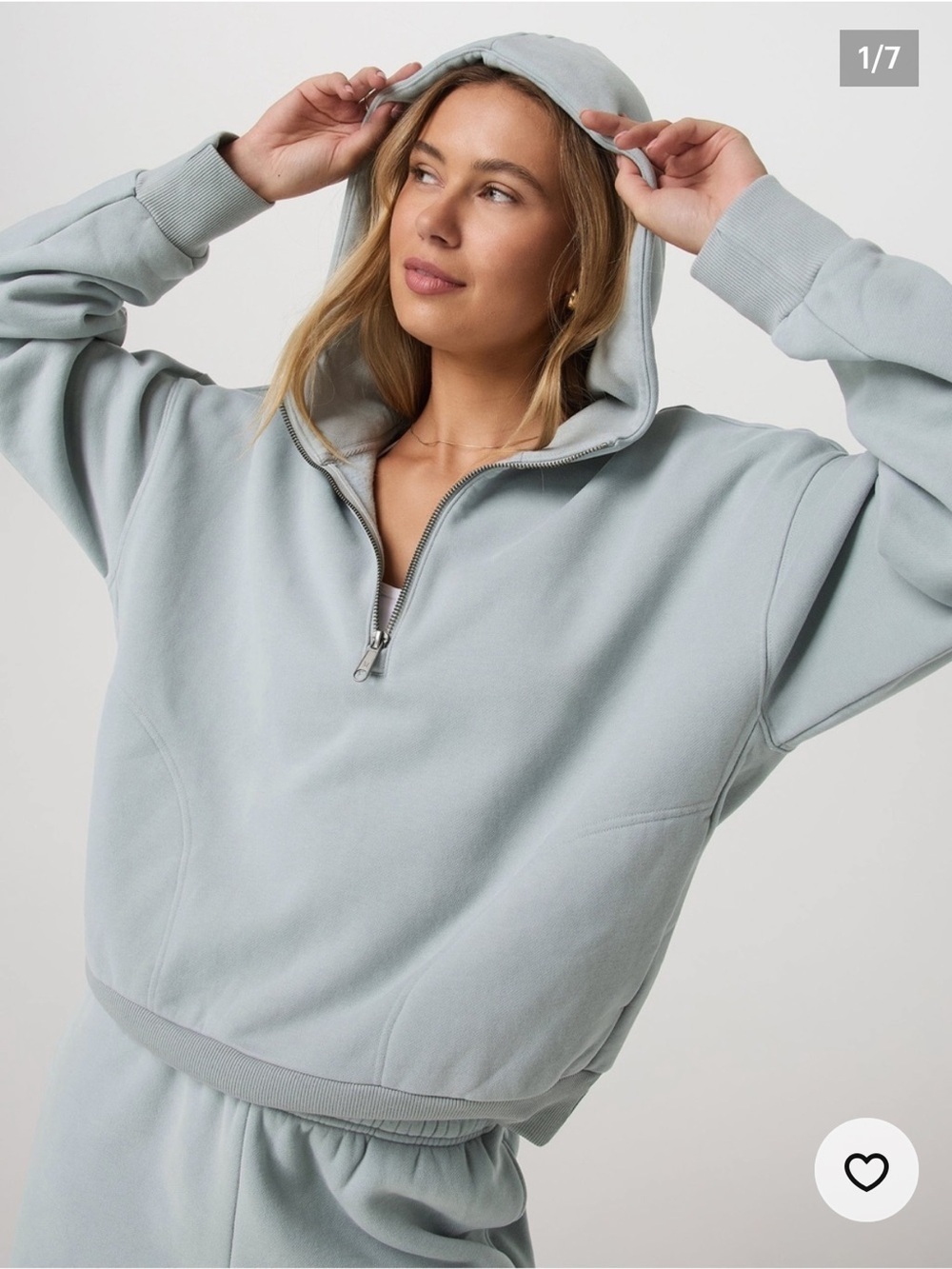 NWT Vuori restore relaxed half zip hoodie